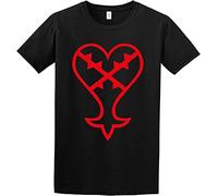 AIYAYO BAG Heartless Cosplay Kingdom Hearts Video Game T-Shirt Black XL
