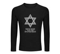 AIYAYO BAG Men's Siouxsie and The Banshees Long Sleeve Summer T-Shirt XL Black