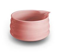 AIYICIII Ceramic Matcha Bowl with Spout 500ml / 17oz, Japanese Chawan for Whisking & Pouring, Handmade Matcha Tea Bowl for Green Tea Ceremony & Daily Use (Pink)