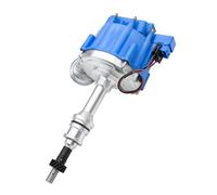 AiYiGu HEI Ignition Distributor with 65K Coil 7500 RPM Compatible with Small Block Ford SBF 5.8 L 351W Windsor 8 Cylinder One Wire Installation, Blue Cap