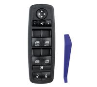 AiYiGu Master Power Window Switch Compatible with 2016-2018 Ram 1500 2500 3500, 2019-2021 Ram 1500 Classic, 2012 Chrysler 300, Front Left Driver Side Control Replaces 56046826AC, 56046826AD