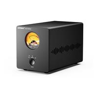 AIYIMA A20 Mono Full Balanced 300W HiFi TPA3255 Class D Amplifier with HFP | Mini Desktop Amplifier with PFFB&HPF&12V Trigger, OPA1612 Op-Amp,SUB OUT,XLR input,Dual Gain Settings and Vintage VU Meter