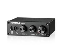 AIYIMA DACA2 Desktop DAC Headphone Amplifier with Treble/Bass Tone Control | Support USB/Optical/Coaxial Input(24bit/192kHz),RCA & 3.5mm Headphone Output,Gaming DAC for PS5,PC,Mac,and Active Speakers