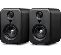 AIYIMA S400 Upgraded 2.1 Active Bookshelf Speaker, 3 Inch (7.6 cm) 80 W HiFi Stereo Active Speaker, Bluetooth 5.3, Optical, USB, RCA, Sub-Out, Bluetooth Bookshelf Speaker for PC & Home Cinema