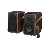 AIYIMA S700 Active Bluetooth Bookshelf Speakers，100W Powered TV Speakers with 5.25 Inch Woofer, with SUB Output,Bluetooth/Optical/ARC/RCA/USB Input for Home Audio, PC and TV