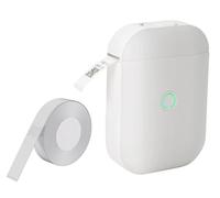 Aiyin D11 Pocket Label Printer - Wireless Thermal Printer, 203 DPI, 15mm Width Stickers, Perfect for DIY Journals & Home Organization, Compatible with & IOS (White)