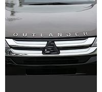 AIYING Car 3D Metal Sticker, Badge Nameplate Decoration Decal, Front Grille Color Trim Logo, Exterior Accessories, For Mitsu-bishi Outlander