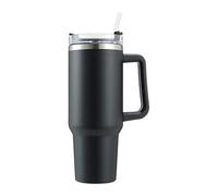 AIYING - Stainless Steel 1180ml Insulated Bottle with Handle, Straw - Leakproof Coffee Cup for Home, Office, Car, Travel, Sport