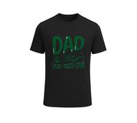 AIYINO Mens Short Sleeve Dad Birthday T Shirts Summer Crew Neck T-Shirt Classic Funny Customized t Shirt Husband Tshirts for Men Adult Black L