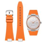 AIYIRUO Watch Bands Bracelet for Tissot PRX Watch Series, Soft Rubber Strap for Tissot PRX Powermatic 80mm Quick Release with Metal Adapter Men's Tissot PRX Series Watches T137.407/410, 27mm*12mm