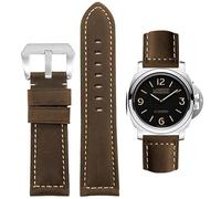 AIYIRUO Watch Strap, Watch Band Vintage Leather Replacement Strap, Strap for Watches, Genuine Leather Replacement Strap 20mm 22mm 24mm 26mm for Panerai