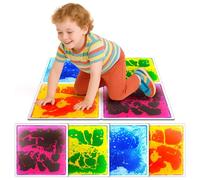 AIYJWXINP Sensory Floor Tiles Playing Mats for Children, Toddler, Teens, Playroom Decorative, Sensory Mats Dance Floor for Autism & ADHD, 12"x12", 4 Tiles