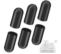 Aiyomi Pack of 6 Replacement Parts Rubber Cap for OCB Mikromatic Cigarette Tamping Machine, Tamping Machine Accessories for Micromatic and Top-o-Matic Machines, Rubber Stopper Rubber Cap