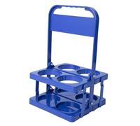 AIYoo Portable Drink Carrier,Reusable Blue Beer Bottle Coffee Cup Holder,Beer Bottle Drink Caddy for Delivery,4 Holes Cup Holders with Handle for Catering Restaurant Travel Car