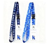 Aiyraa 2-Pack Cruise Lanyards with Card Holders - Nautical Themed Design for Ship Cards，Cruise Card Holder with Retractable landyard, Waterproof Clear PVC ID Badge Holder, Cruise Essential Accessories