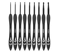 Aiyraa 9-Piece Crochet Hook Set, Ergonomic Crochet Hooks with Lightweight Plastic Handle, Smooth Hook Head, for Beginners, Knitting Enthusiasts and Arthritic Hands, Crochet Hook, Prym Crochet Hook