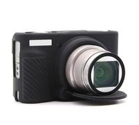 Aiyraa Case for Canon PowerShot SX740 HS, Silicone Case for SX740/SX730 HS, Scratch-Resistant with Removable Lens Cover, Perfect Fit for Canon SX740 HS Camera (Black)