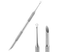 Aiyraa Cuticle Pusher - 2-in-1 Professional Cuticle Pusher Tool, Ideal for Lifts and Removes Cuticles, Staleks Pro Quality Substitute, Expert 51/2 Design