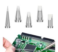 Aiyraa Pack of 5 Welding Tips for Weller LT Replacement Soldering Tips, Soldering Tips for Weller WP80 WSP80 W13338 WD1000 WD2000 WSD81 WS81 LTS LTA LTB LTC LTD (LT Soldering Tips from Weller) for