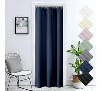 Aiyufeng Moga Navy Blue Shower Curtain, 3D Design Fabric Shower Curtains, Premium Spa Quality Modern Shower Curtains for Bathroom, 36"x72", Dark Blue