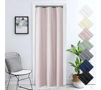 Aiyufeng Moga Stall Fabric Shower Curtain - Soft & Lightweight Small Shower Curtain with Texture for Narrow Stall Size, Machine Washable, 36" Wx72 L, Pink