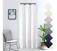Aiyufeng Moga Stall Fabric Shower Curtain Waterproof, Soft & Lightweight Small Shower Curtain with Texture for Narrow Stall Size, Machine Washable, 36" Wx72 L, White