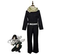 Aizawa Shouta Cosplay Costume Men Uniform Full Set Halloween Party Outfit,L-Black