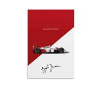 aizhimi Mclaren Mp4 F1 Racing Car Poster Music Posters for Room Aesthetic Canvas Wall Art Bedroom Decor08x12inch(20x30cm)