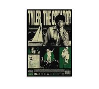 aizhimi Tyler Poster The Creator Chromakopia Vintage Music Posters for Room Aesthetic Canvas Wall Art Bedroom Decor24x36inch(60x90cm)
