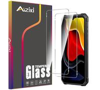 Aiziki [2 Pack Glass Screen Protector For Blackview BV4800 SE/BV4800 Pro/BV6200 Plus Tempered Glass Film, Impact-Protection, Anti-Shatter, Anti-Scratch, HD Clear, Bubble Free