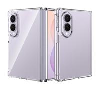 Aiziki Case for Samsung Galaxy Z Fold 8/Z Fold 8 Wide 5G Slim Shockproof Scratch-Resistant Drop-Resistant Anti-Yellowing TPU and Clear PC Crystal Phone Case Clear