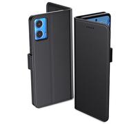 Aiziki For Motorola Moto G45 Case Wallet Premium Leather Flip Case with Card Slots Magnetic Closure Kickstand Shockproof Protective Compatible with Moto G45 Phone Case-Black
