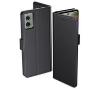 Aiziki For Motorola Moto G55 Case Wallet Premium Leather Flip Case with Card Slots Magnetic Closure Kickstand Shockproof Protective Compatible with Moto G55 Phone Case-Black