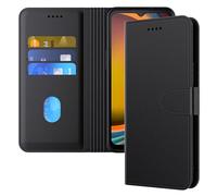 Aiziki For Samsung Galaxy XCover 7 Case Wallet Premium Leather Flip Case with Card Slots Magnetic Closure Kickstand Shockproof Protective Compatible with Samsung Galaxy X Cover 7 Phone Case-Black