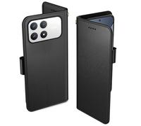 Aiziki For Xiaomi Poco F8 Pro Phone Case, Leather Flip Case with 3 Card Slots & Kickstand, Anti-Drop, Magnetic Closure, Compatible with Xiaomi Poco F8 Pro Case- Black