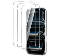 Aiziki Glass Screen Protector For iPhone 17 Pro Tempered Glass Film, Impact-Protection, Anti-Scratch,Bubble Free, [3 Pack] Screen Protectors iPhone 17 Pro + Easy Installation Tool