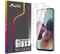 Aiziki Glass Screen Protector For Motorola Moto G56 Tempered Glass Film, Impact-Protection, Anti-Shatter, Anti-Scratch, HD Clear, Bubble Free, [2 Pack] Screen Protectors Moto G56