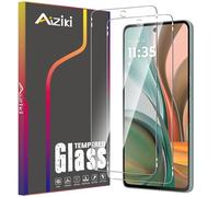 Aiziki Glass Screen Protector For Motorola Moto G75 Tempered Glass Film, Impact-Protection, Anti-Shatter, Anti-Scratch, HD Clear, Bubble Free, [2 Pack] Screen Protectors Moto G75