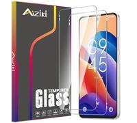 Aiziki Glass Screen Protector For TCL 60 SE Tempered Glass Film, Impact-Protection, Anti-Shatter, Anti-Scratch, HD Clear, Bubble Free, [2 Pack] Screen Protectors TCL 60 SE