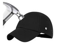 Aizuoni Baseball Hat Helmets | Baseball Style Caps Retro Motorcycle Helmets - Baseball Caps Safety Helmets Road Helmets for Skating, Adult helmet, Mens Plain cycling cap,Womens Bump Helmet Black