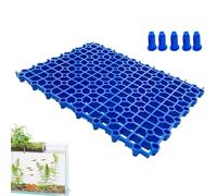 Aizuoni Bottom Filtration Plate - Square Bottom Filter Aquarium Filtration Plate - Efficient Aquarium Accessory, Small Pet Supplies for Tortoises, Turtles