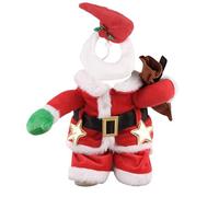 Aizuoni Christmas Pet Costume - Santa Dog Clothes for Small Dogs | Christmas Hat Scarf Cosplay Accessory for Pets, Dog, Puppy, Kitten