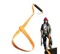 Aizuoni Deer Drag Strap,Deer Tow Strap Harness with Non-slip Handle - Orange Deer Puller, Deer Hunting Pull up Rope Accessories for Men, Deer Drag Harness for Deer Hunters