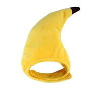Aizuoni Dog Banana Costume Hat - Adorable Cat Halloween Hat | Soft Banana Hat, Adjustable Pet Costumes, Creative Favors for Puppy, Small Dogs, Cosplay