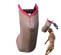 Aizuoni Dog Training Sleeve,Dogs Biting Professional Arm Sleeve - Strong Tug Tool Comfortable Puppy Playing Toy for Yard Outside Workout Activities