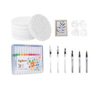 Aizuoni Foam Paint Toy | Foam Paint Art Kit,Creative Preschool Learning Activities, Educational Handcraft Activities for Home School Classes Handcraft Projects