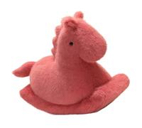 Aizuoni Stuffed Horse,15.7 Inch Rocking Horse Throw Pillow | Realistic Soft Cute Animal Desktop Ornament, Playful Companion for Kids Adults Living Room