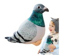 Aizuoni Stuffed Pigeon Animal, Pigeon Plush, 20cm Bird Realistic Decor Doll Toy - Pigeons Figurine For Kids Classroom Easter Christmas Birthday, Soft Hugging Pillow Toy, Bird For Girls, Boys