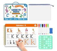 Aizweb Handwriting Practice for Kids,Learn to Write,Pre k Toddler Preschool Kindergarten Learning Activities,Number Shape Letter Tracing Writing Workbook,ABC Alphabet Autism Montessori Toys
