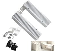 AIZYRLYR Full Extension Table Slide, Hidden Retractable Dining Table Slide Rail Aluminium Telescopic Cabinet Guide Rail for Table Kitchen Countertop,1270mm